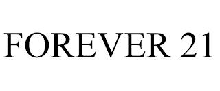 FOREVER 21 trademark