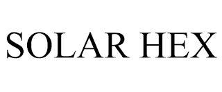 SOLAR HEX trademark