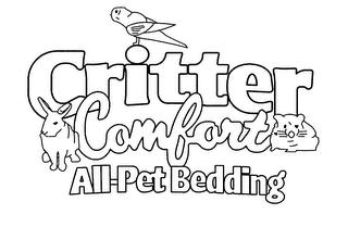 CRITTER COMFORT ALL-PET BEDDING trademark