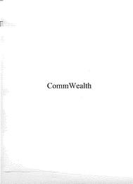 COMMWEALTH trademark