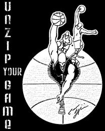 UNZIP YOUR GAME trademark