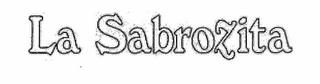 LA SABROZITA trademark