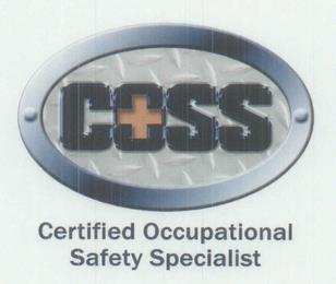 COSS CERTIFIED OCCUPATIONAL SAFETY SPECIALIST trademark