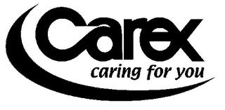 CAREX CARING FOR YOU trademark