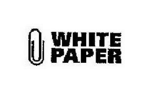 WHITE PAPER trademark