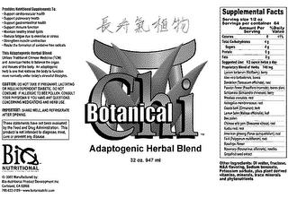 BOTANICAL CHI ADAPTOGENIC HERBAL BLEND trademark