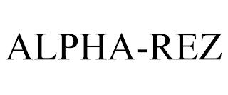 ALPHA-REZ trademark