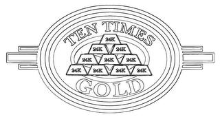 TEN TIMES GOLD 24K trademark