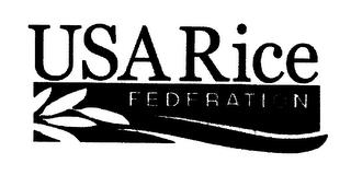 USA RICE FEDERATION trademark