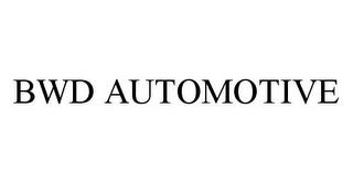 BWD AUTOMOTIVE trademark