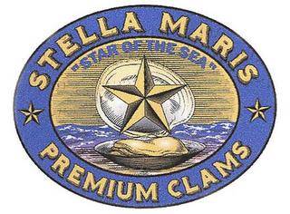 STELLA MARIS PREMIUM CLAMS "STAR OF THE SEA" trademark