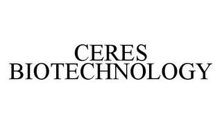 CERES BIOTECHNOLOGY trademark