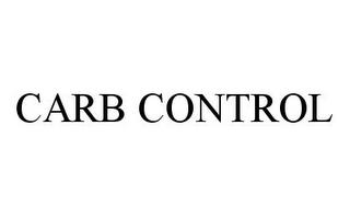 CARB CONTROL trademark