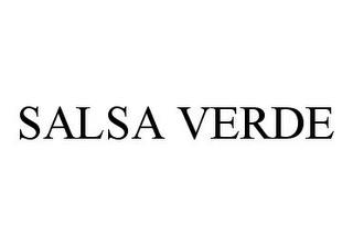 SALSA VERDE trademark