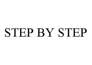 STEP BY STEP trademark