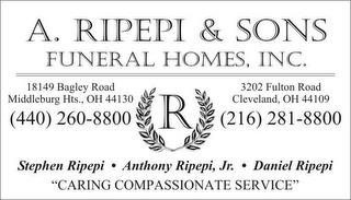 R A. RIPEPT & SONS FUNERAL HOMES, INC. trademark