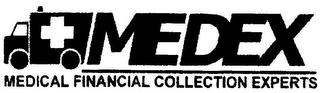 MEDEX MEDICAL FINANCIAL COLLECTION EXPERTS trademark