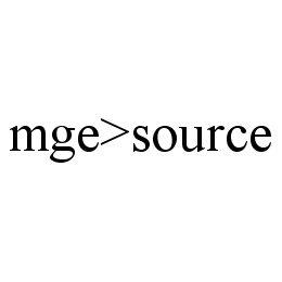 MGE>SOURCE trademark