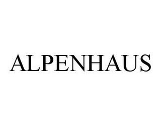 ALPENHAUS trademark