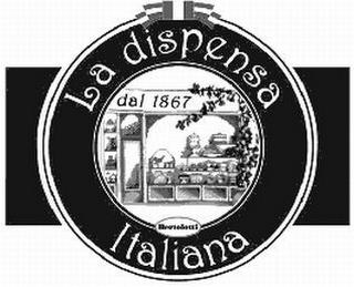 LA DISPENSA ITALIANA - BERTOLOTTI - DAL 1867 trademark