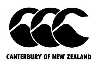 CCC CANTERBURY OF NEW ZEALAND trademark