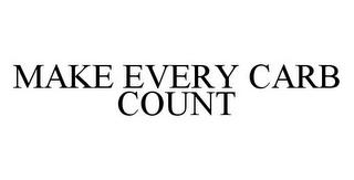 MAKE EVERY CARB COUNT trademark