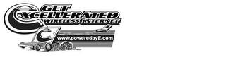 GET EXCELLERATED WIRELESS INTERNET WWW.POWEREDBYE.COM trademark