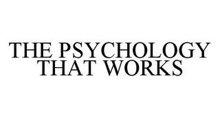 THE PSYCHOLOGY THAT WORKS trademark