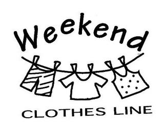 WEEKEND CLOTHES LINE trademark