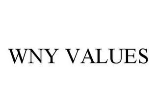 WNY VALUES trademark