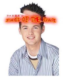 DAMIEN'S FACT OF THE DAY trademark