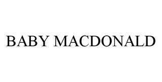 BABY MACDONALD trademark