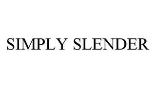 SIMPLY SLENDER trademark