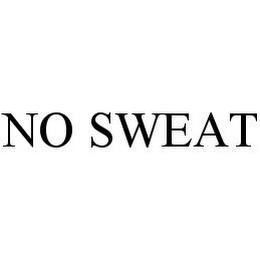 NO SWEAT trademark