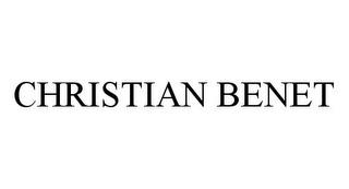 CHRISTIAN BENET trademark