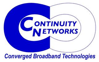 CONTINUITY NETWORKS, CONVERGED BROADBAND TECHNOLOGIES trademark