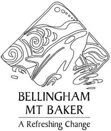 BELLINGHAM MT BAKER A REFRESHING CHANGE trademark