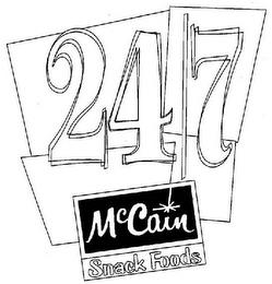 24/7 MCCAIN SNACK FOODS trademark