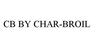 CB BY CHAR-BROIL trademark