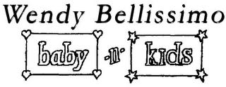 WENDY BELLISSIMO BABY 'N' KIDS trademark