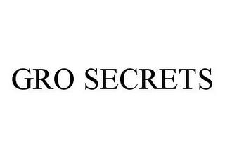 GRO SECRETS trademark