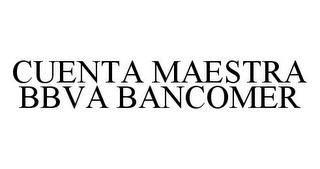 CUENTA MAESTRA BBVA BANCOMER trademark