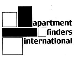 APARTMENT FINDERS INTERNATIONAL trademark