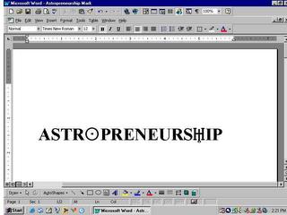 ASTROPRENEURSHIP trademark