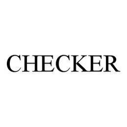 CHECKER trademark