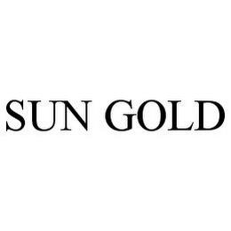 SUN GOLD trademark