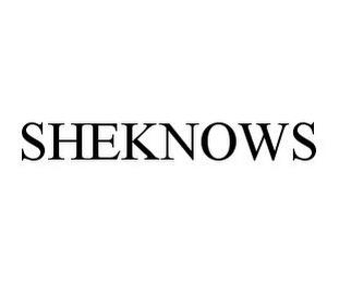 SHEKNOWS trademark