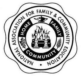 NATIONAL ASSOCIATION FOR FAMILY & COMMUNITY EDUCATION . HOME FAMILY COMMUNITY trademark