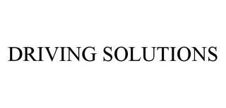 DRIVING SOLUTIONS trademark