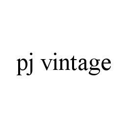 PJ VINTAGE trademark